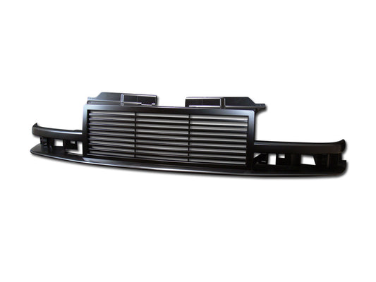 Armordillo 1998-2004 Chevy S-10 Horizontal Grille Gloss Black - Armordillo USA by I3 Enterprise Inc. 