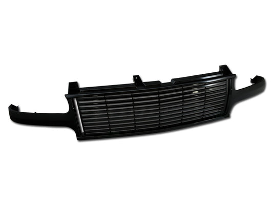 Armordillo 1999-2002 Chevy Silverado 1500 Horizontal Grille Gloss Black - Armordillo USA by I3 Enterprise Inc. 