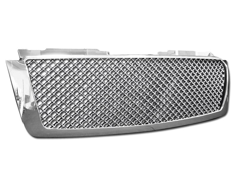 Armordillo 2007-2014 Chevy Suburban Mesh Grille Chrome - Armordillo USA by I3 Enterprise Inc. 