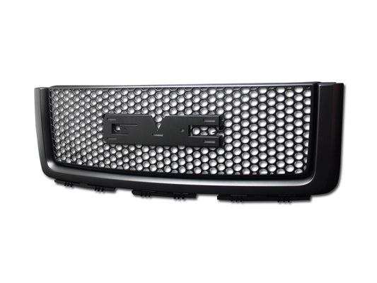 Armordillo 2007-2013 GMC Sierra 1500 OE - Denali Style Grille Gloss Black - Armordillo USA by I3 Enterprise Inc. 