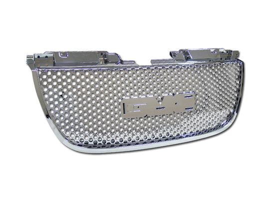 Armordillo 2007-2014 GMC Yukon Mesh Grille Chrome - Armordillo USA by I3 Enterprise Inc. 