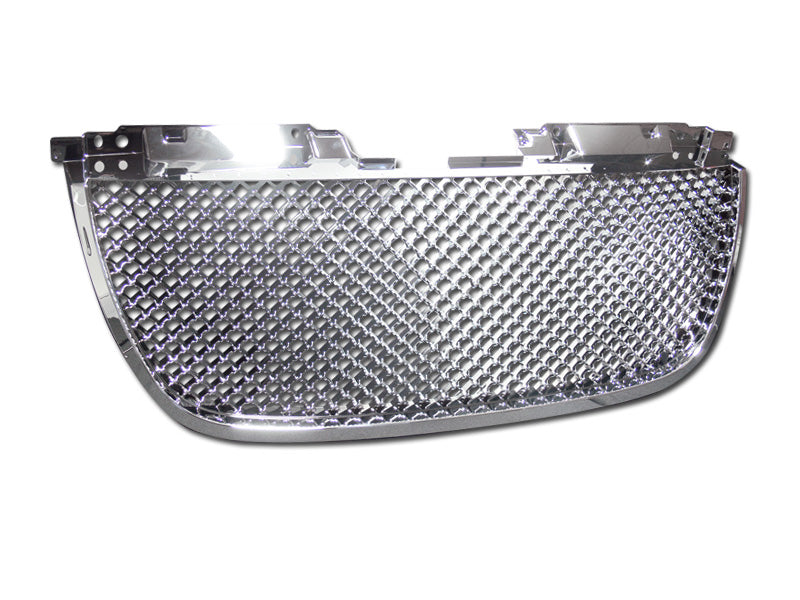 Armordillo 2007-2014 GMC Yukon Mesh Grille Chrome - Armordillo USA by I3 Enterprise Inc. 