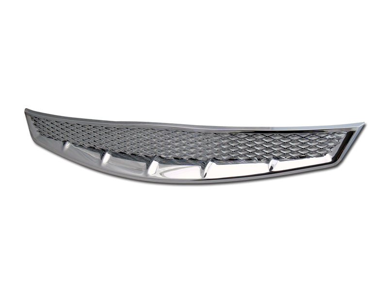 Armordillo 2006-2008 Honda Civic Coupe Mesh Grille Chrome - Armordillo USA by I3 Enterprise Inc. 