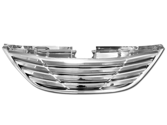 Armordillo 2010-2014 Hyundai Sonata Horizontal Grille Chrome - Armordillo USA by I3 Enterprise Inc. 