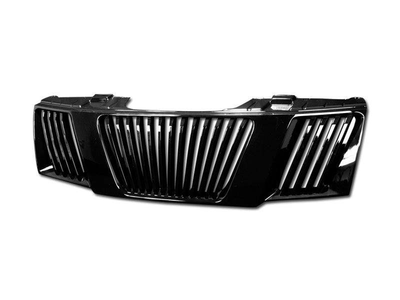 Armordillo 2005-2008 Nissan Frontier Vertical Grille Gloss Black - Armordillo USA by I3 Enterprise Inc. 