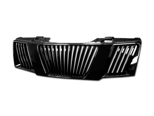 Armordillo 2005-2008 Nissan Frontier Vertical Grille Gloss Black - Armordillo USA by I3 Enterprise Inc. 