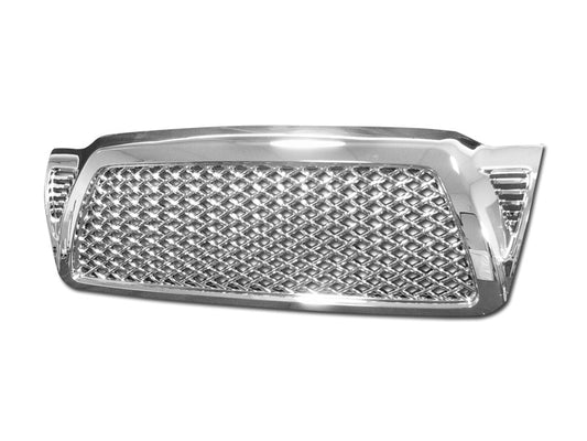 Armordillo 2005-2011 Toyota Tacoma Mesh Grille Chrome - Armordillo USA by I3 Enterprise Inc. 