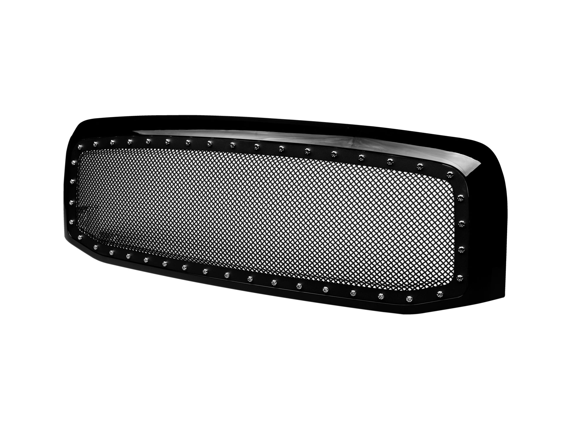 Armordillo 2006-2008 Dodge Ram 1500 Studded Mesh Grille - Gloss Black - Armordillo USA by I3 Enterprise Inc. 