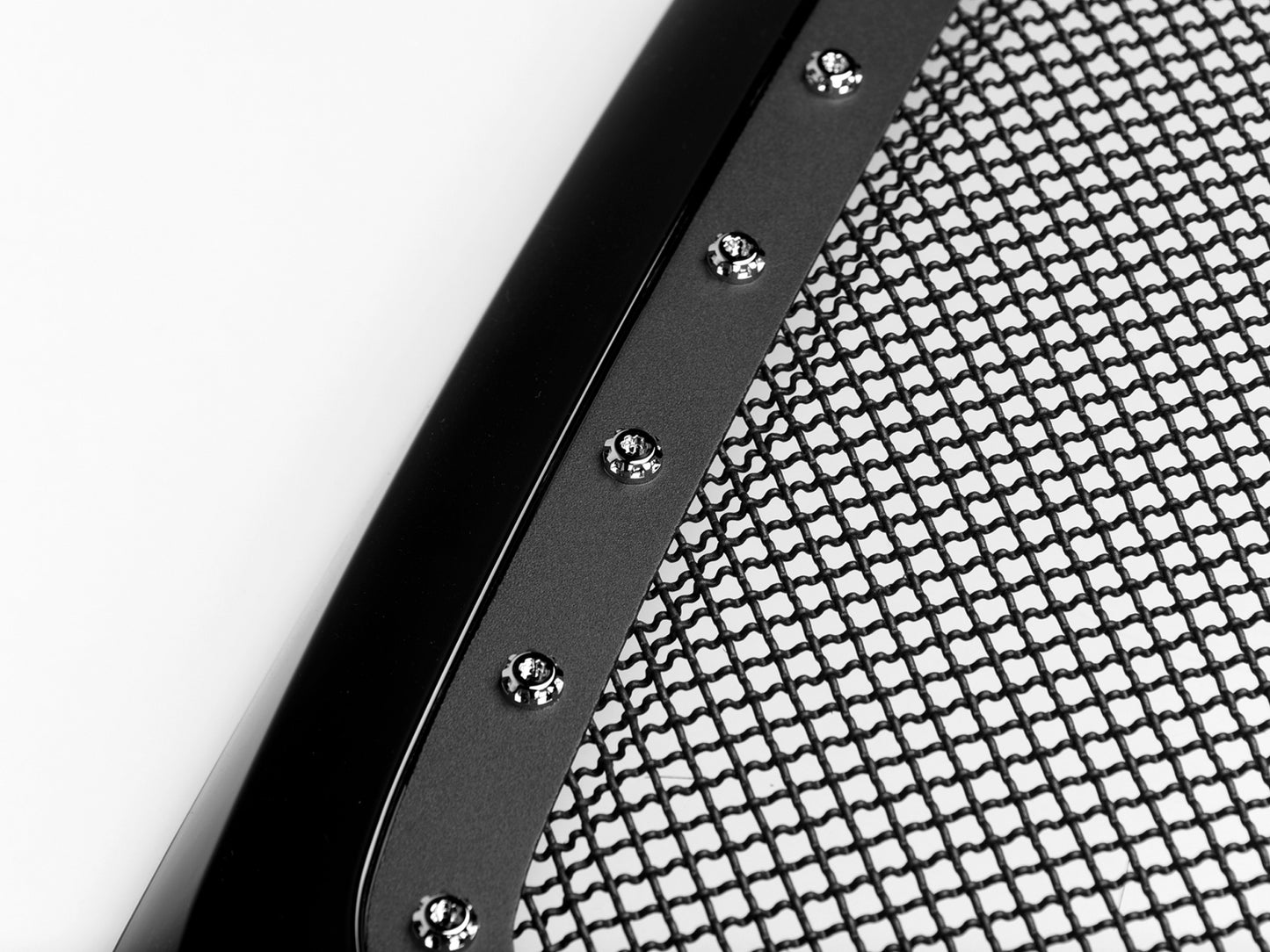 Armordillo 2006-2009 Dodge Ram 2500/3500 Studded Mesh Grille - Gloss Black - Armordillo USA by I3 Enterprise Inc. 