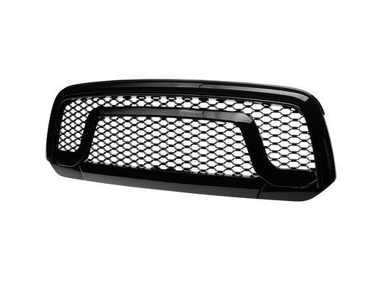 Armordillo 2013-2018 Dodge Ram 1500 OE Style Grille - Gloss Black - Armordillo USA by I3 Enterprise Inc. 