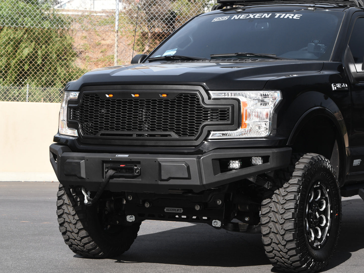 Armordillo RP Bumper For 2018-2020 Ford F-150 Excl. model with front parking sensor - Matte Black - Armordillo USA by I3 Enterprise Inc. 