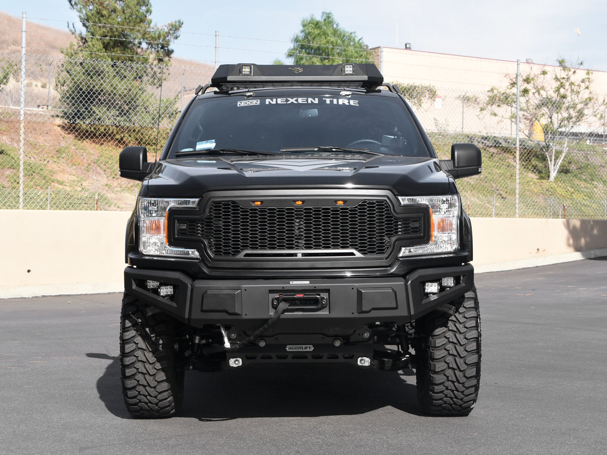 Armordillo RP Bumper For 2018-2020 Ford F-150 Excl. model with front parking sensor - Matte Black - Armordillo USA by I3 Enterprise Inc. 