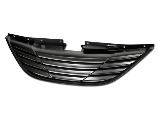 Armordillo 2010-2014 Hyundai Sonata Horizontal Grille Matte Black - Armordillo USA by I3 Enterprise Inc. 