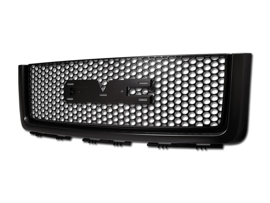 Armordillo 2007-2013 GMC Sierra 1500 OE - Denali Style Grille Matte Black - Armordillo USA by I3 Enterprise Inc. 