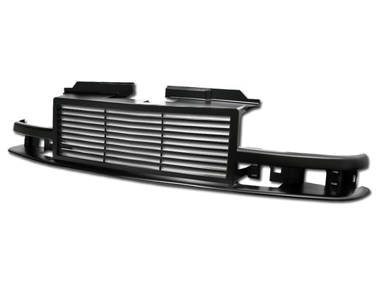 Armordillo 1998-2004 Chevy Blazer Horizontal Grille Matte Black - Armordillo USA by I3 Enterprise Inc. 