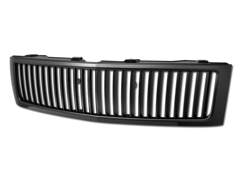 Armordillo 2007-2013 Chevy Silverado 1500 Vertical Grille Matte Black - Armordillo USA by I3 Enterprise Inc. 