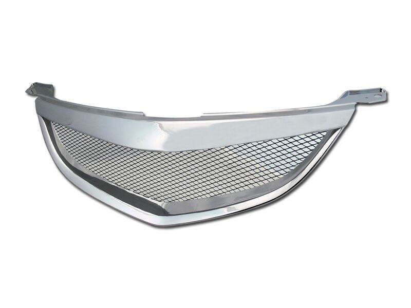 Armordillo 2004-2006 Mazda Mazda3 Sedan Mesh Grille Chrome - Armordillo USA by I3 Enterprise Inc. 