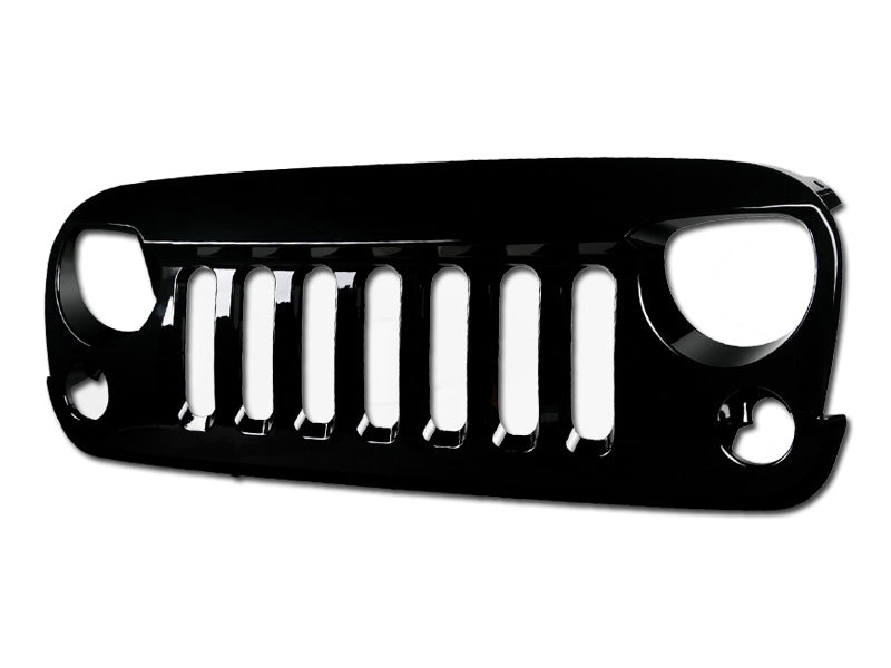 Armordillo 2007-2018 Jeep Wrangler JK Model AB Grille Gloss Black - Armordillo USA by I3 Enterprise Inc. 