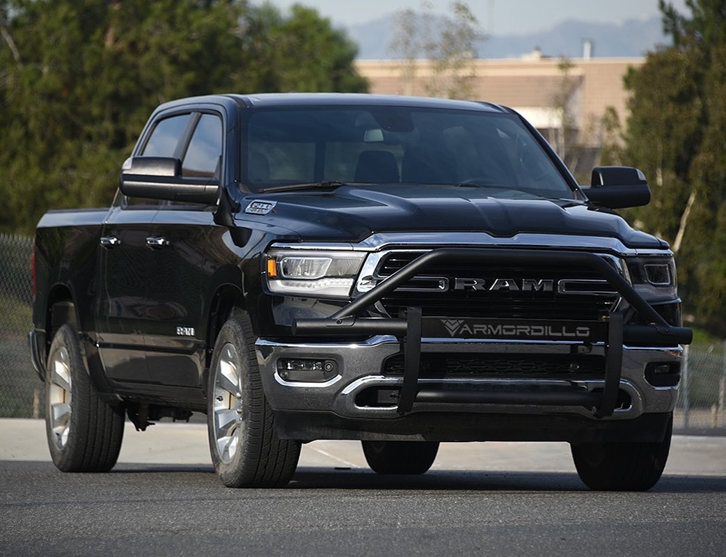 Armordillo 2019-up Dodge Ram 1500 AR Pre-Runner Guard - Matte Black - Armordillo USA by I3 Enterprise Inc. 