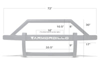 Armordillo 2019-2021 Chevy Silverado 1500 AR2 Pre-Runner Guard - Matte Black