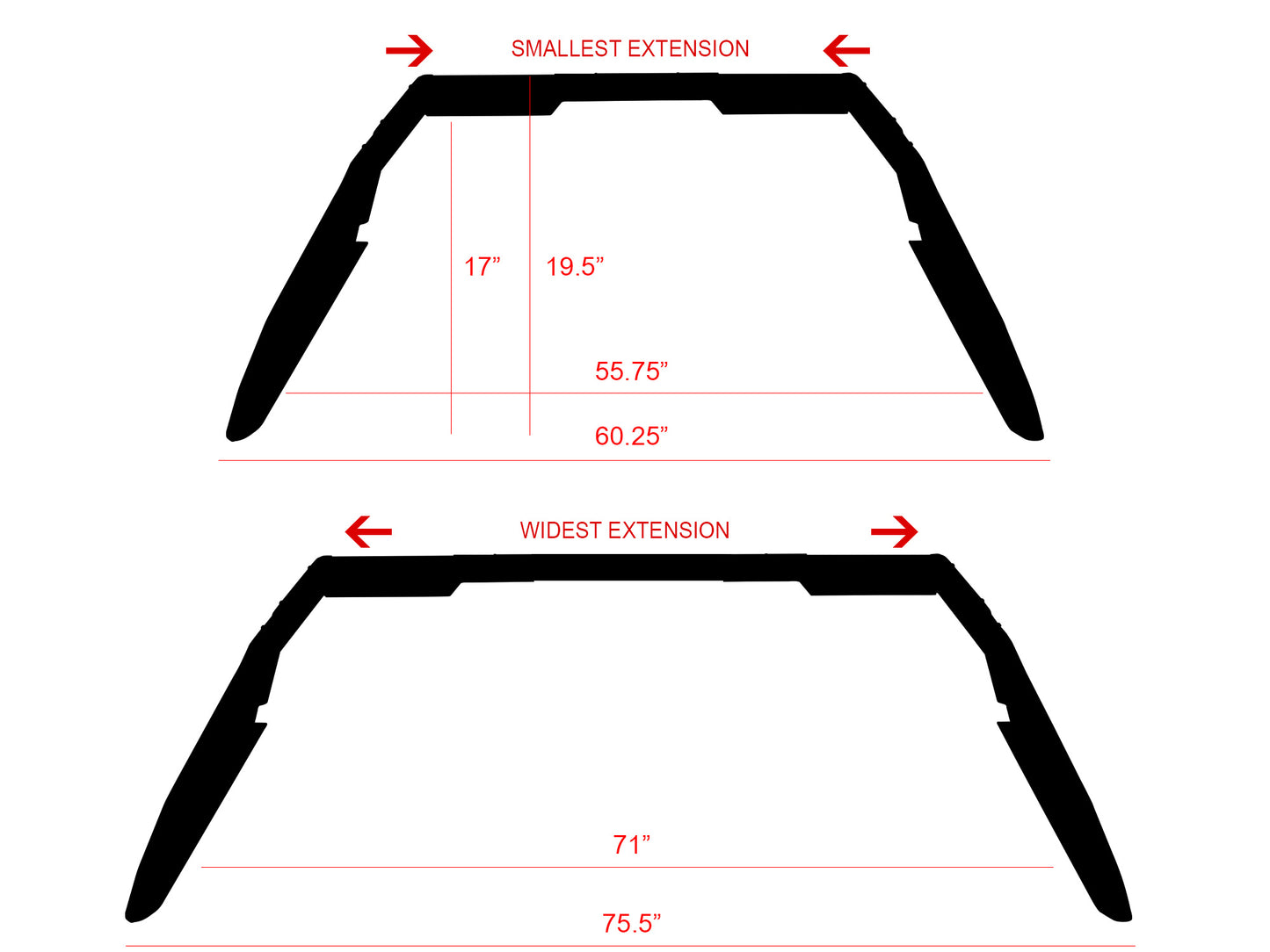 Armordillo CRZ Chase Rack For Mid Size Trucks