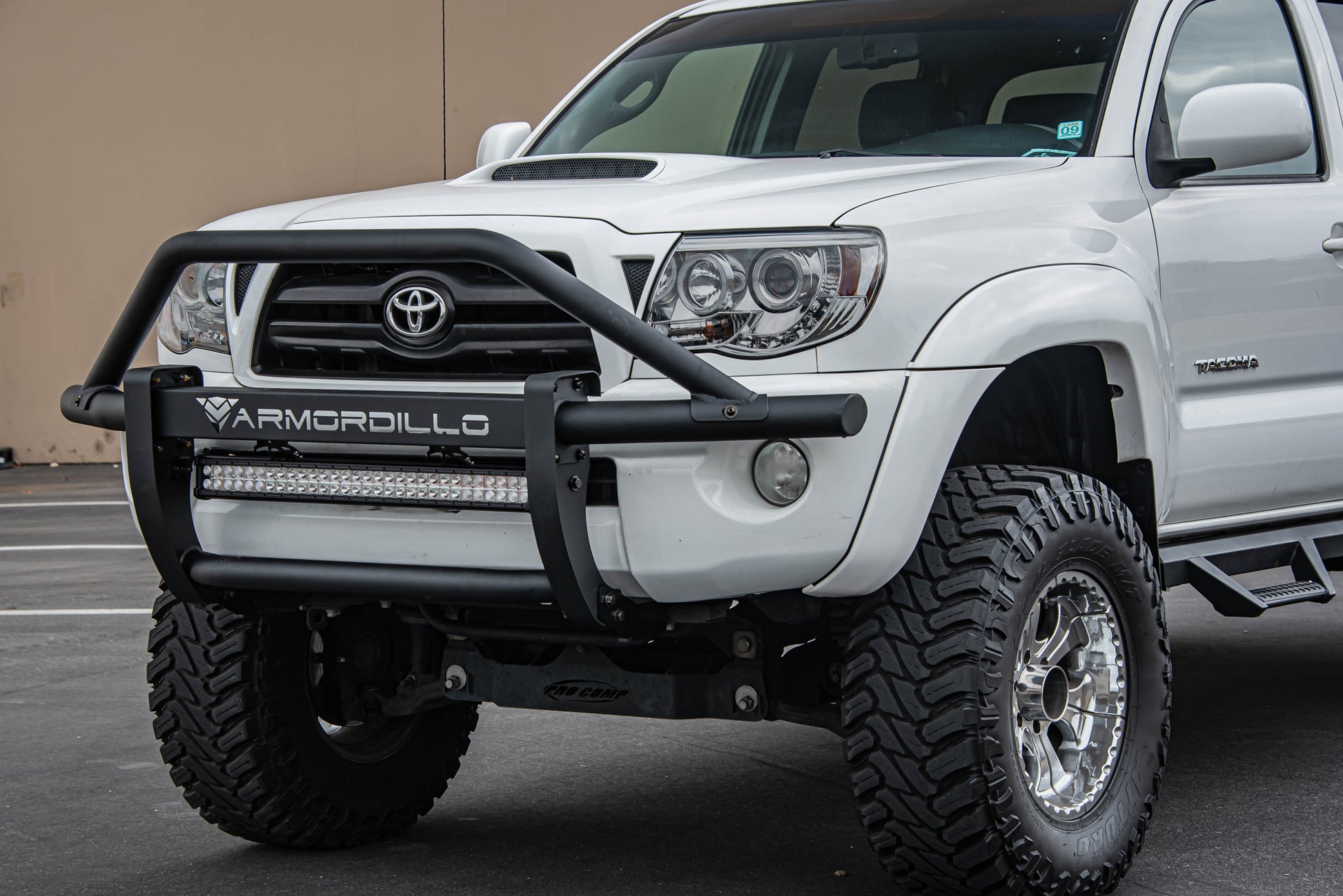 Armordillo 2005-2015 Toyota Tacoma AR Pre-Runner Guard - Matte Black - Armordillo USA by I3 Enterprise Inc. 