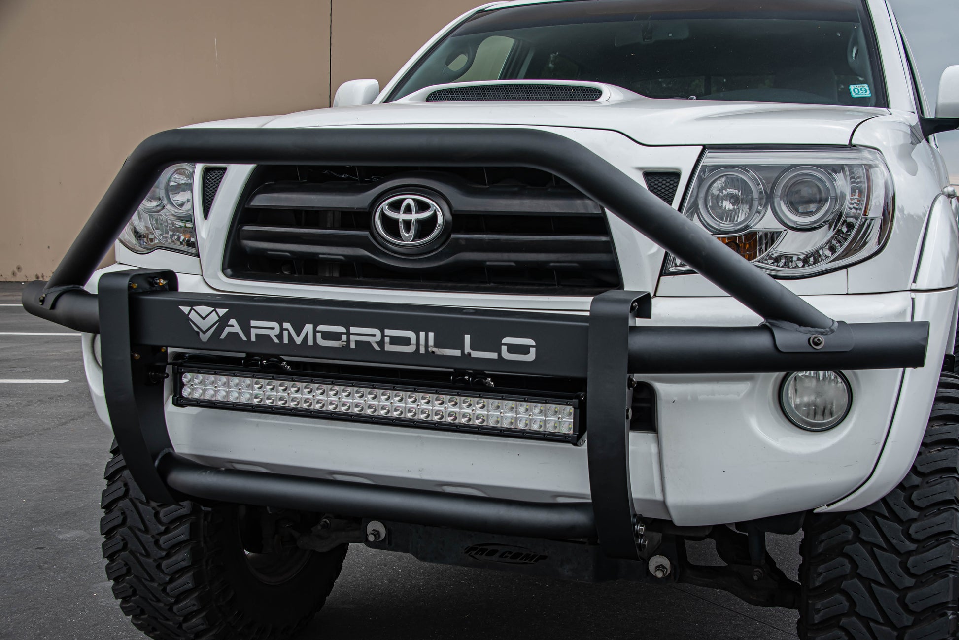 Armordillo 2005-2015 Toyota Tacoma AR Pre-Runner Guard - Matte Black - Armordillo USA by I3 Enterprise Inc. 