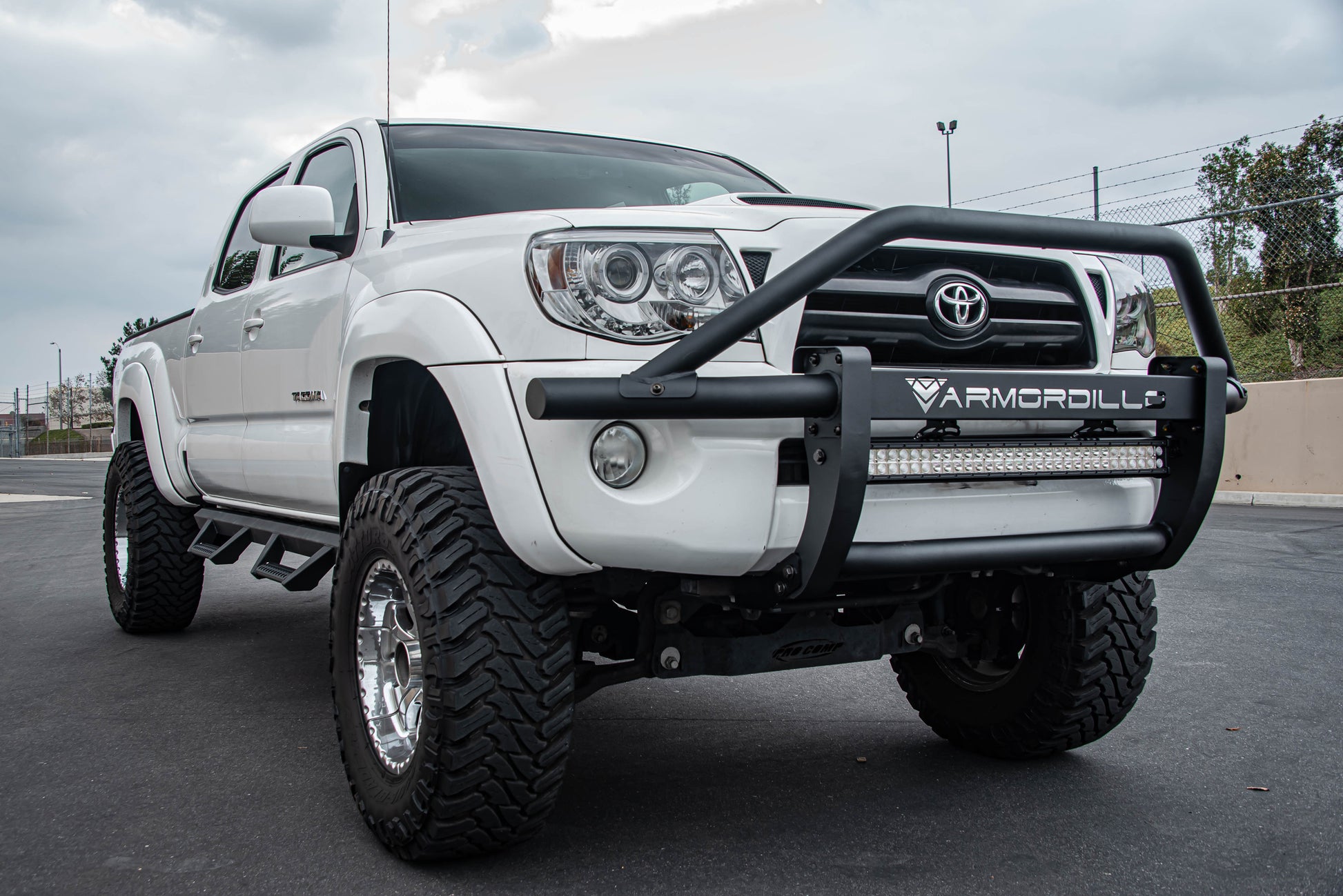 Armordillo 2005-2015 Toyota Tacoma AR Pre-Runner Guard - Matte Black - Armordillo USA by I3 Enterprise Inc. 