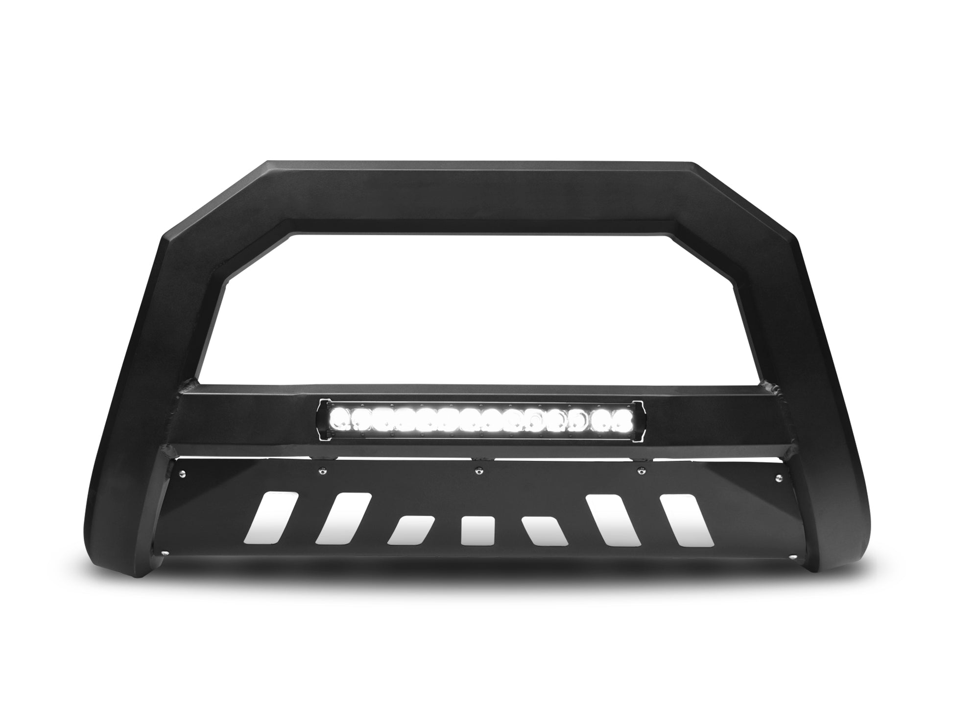 Armordillo 2006-2010 Ford Explorer AR Series Bull Bar w/ LED - Matte Black - Armordillo USA by I3 Enterprise Inc. 