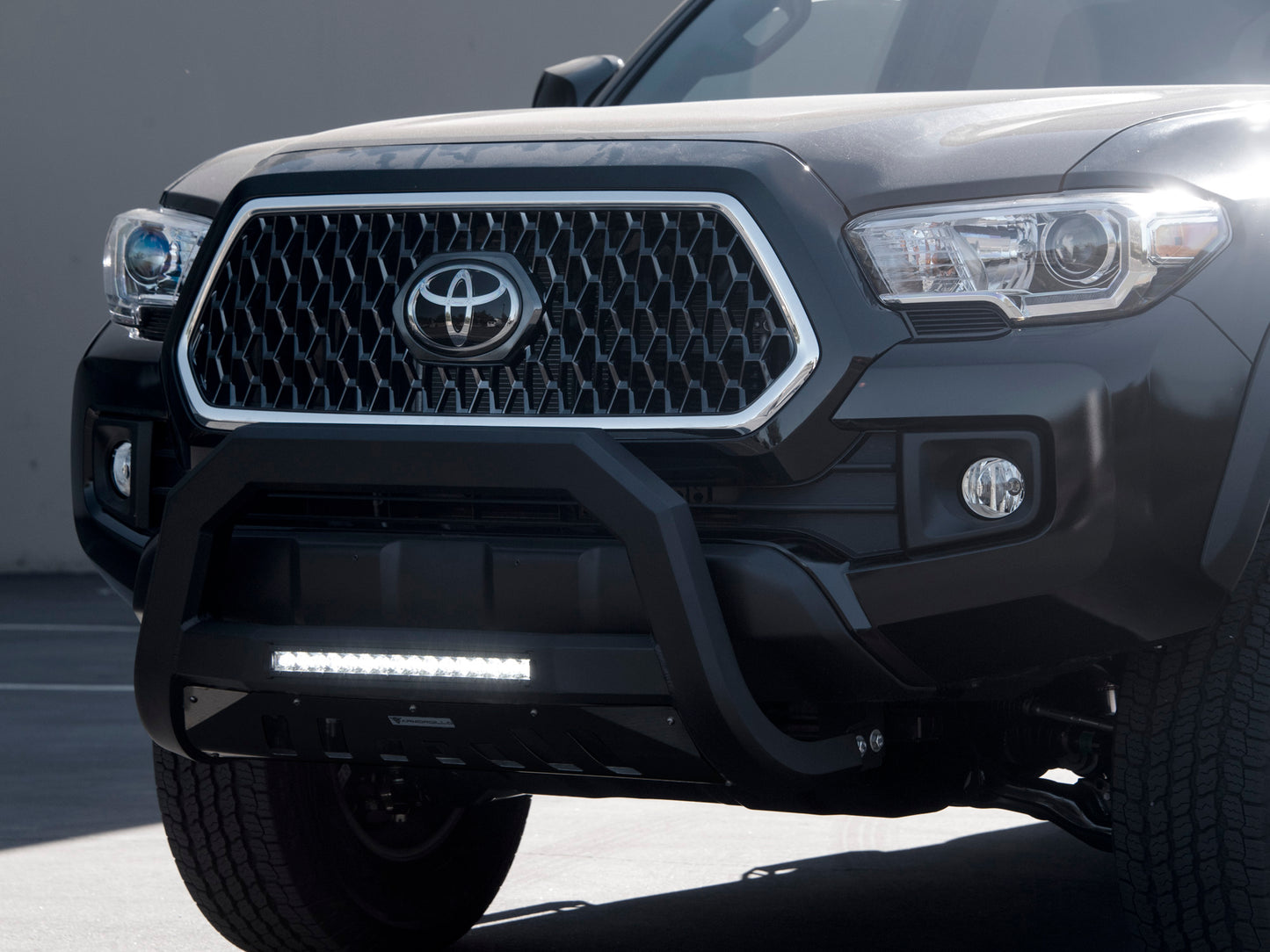 Armordillo 2003-2009 Toyota 4Runner AR Series Bull Bar w/LED - Matte Black - Armordillo USA by I3 Enterprise Inc. 