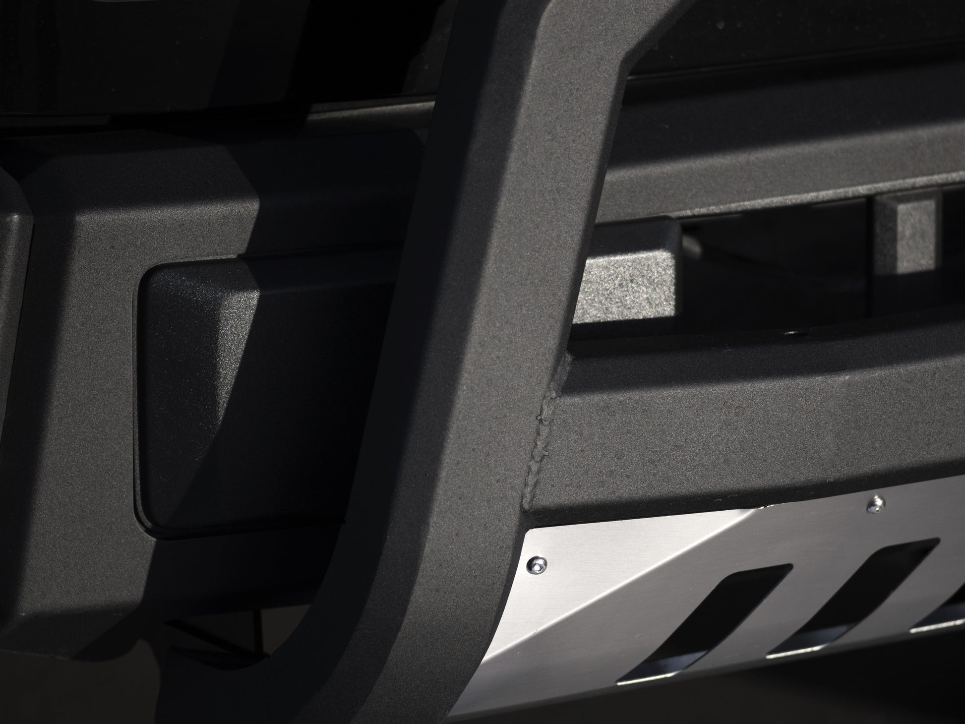 Armordillo 2016-2020 Chevy Colorado AR Series Bull Bar - Matte Black Aluminum Skid Plate - Armordillo USA by I3 Enterprise Inc. 