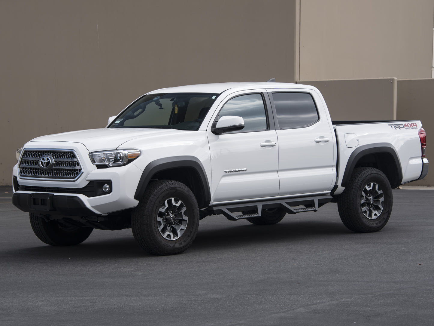 Armordillo 2005-2019 Toyota Tacoma Access Cab AR Drop Step - Matte Black - Armordillo USA by I3 Enterprise Inc. 