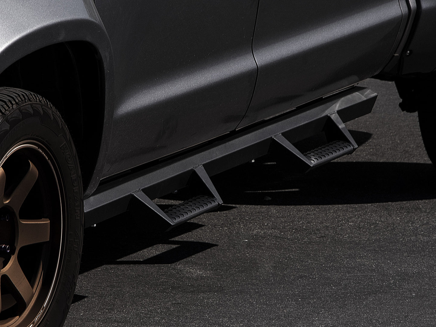 Armordillo 2007-2019 Toyota Tundra - Double Cab AR Drop Step - Matte Black - Armordillo USA by I3 Enterprise Inc. 