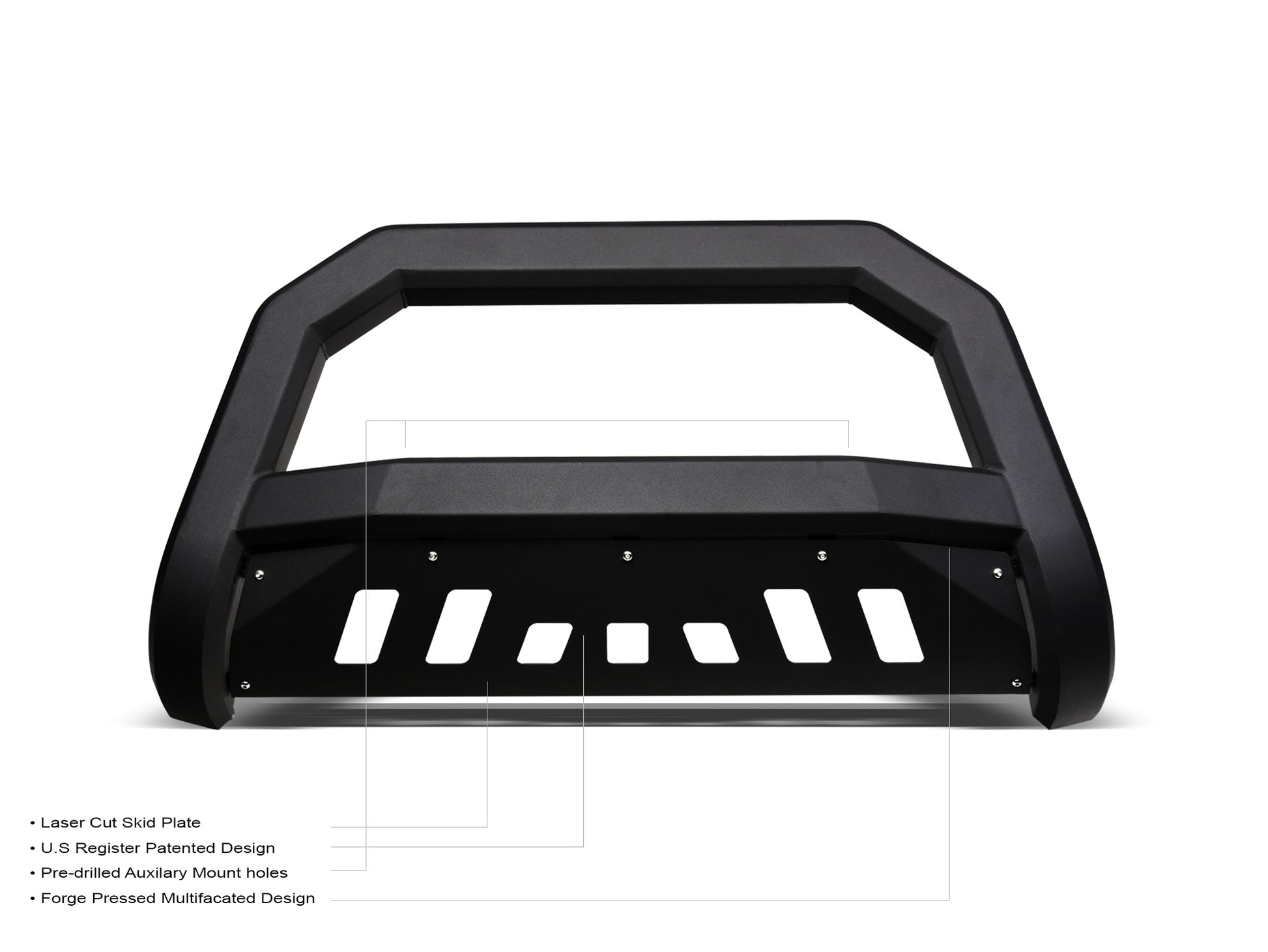 Armordillo 2008-2012 Ford Escape AR Bull Bar - Matte Black - Armordillo USA by I3 Enterprise Inc.