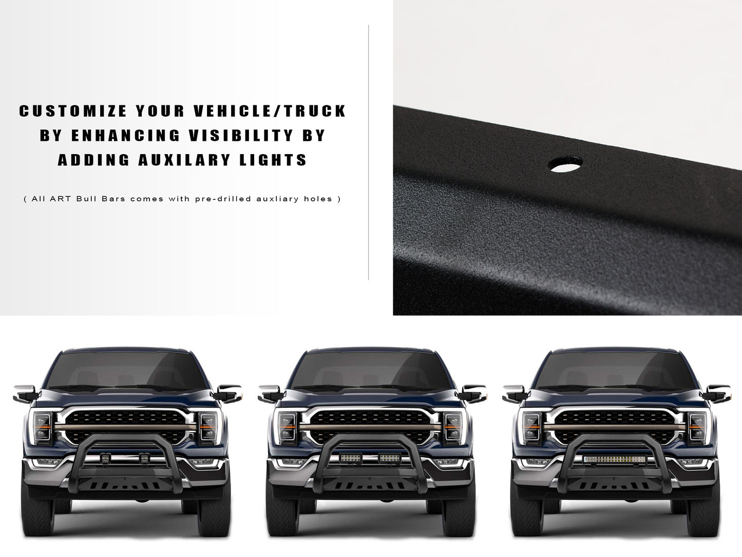 Armordillo 1998-2012 Ford Ranger (Excl. Stx Model) AR Bull Bar - Matte Black - Armordillo USA by I3 Enterprise Inc.