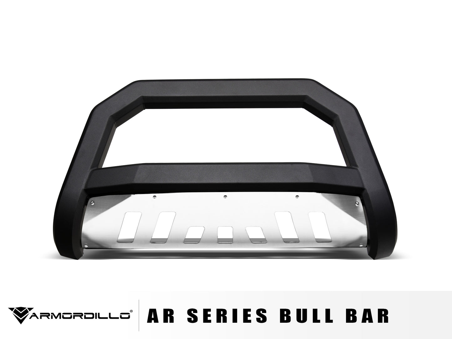 Armordillo 2002-2004 Nissan Xterra AR Bull Bar - Matte Black W/Aluminum Skid Plate - Armordillo USA by I3 Enterprise Inc.