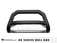 Armordillo 2008-2020 Toyota Sequoia AR Bull Bar - Matte Black W/Aluminum Skid Plate - Armordillo USA by I3 Enterprise Inc.