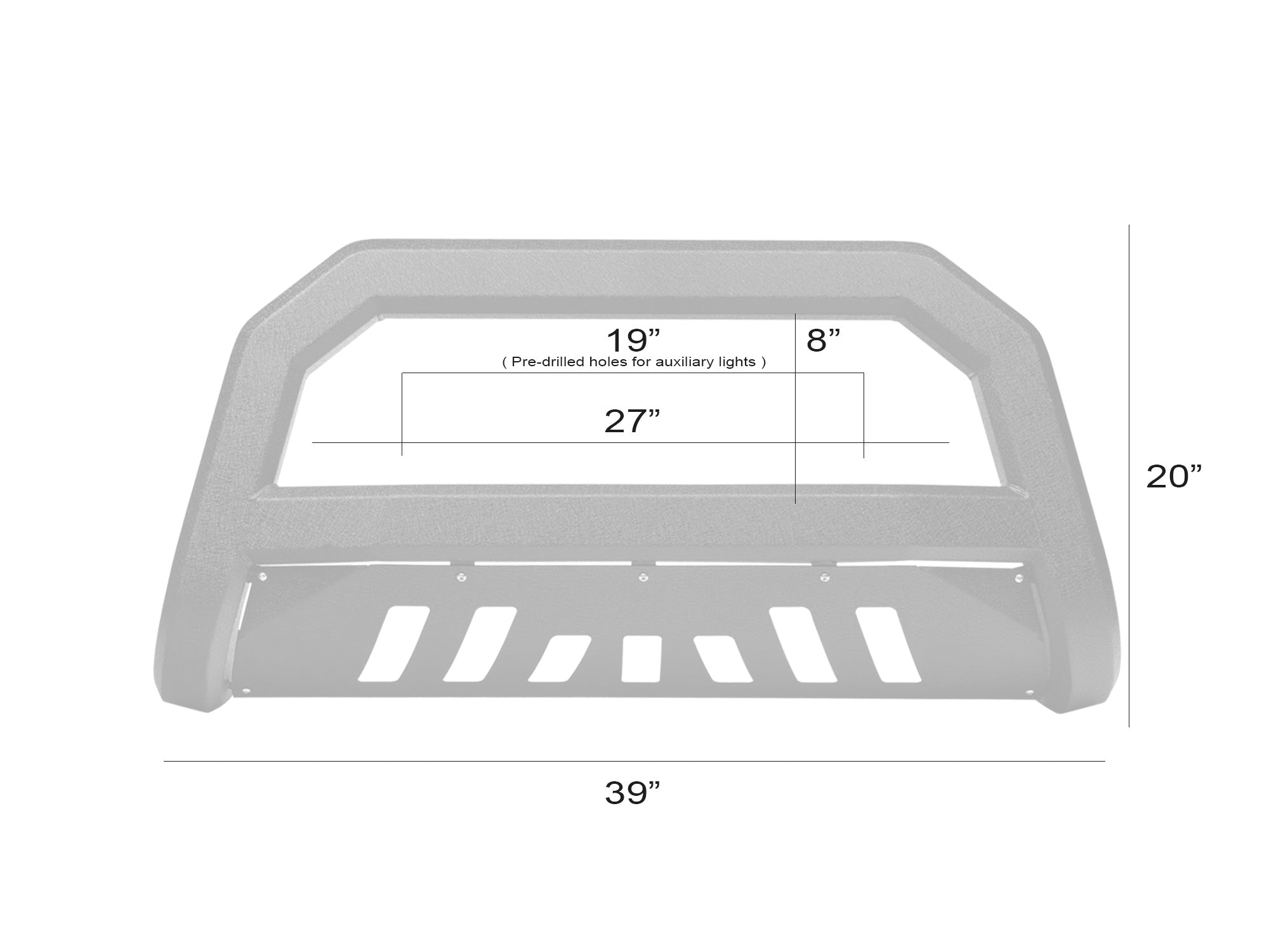 Armordillo 2005-2015 Nissan Xterra AR Bull Bar - Texture Black