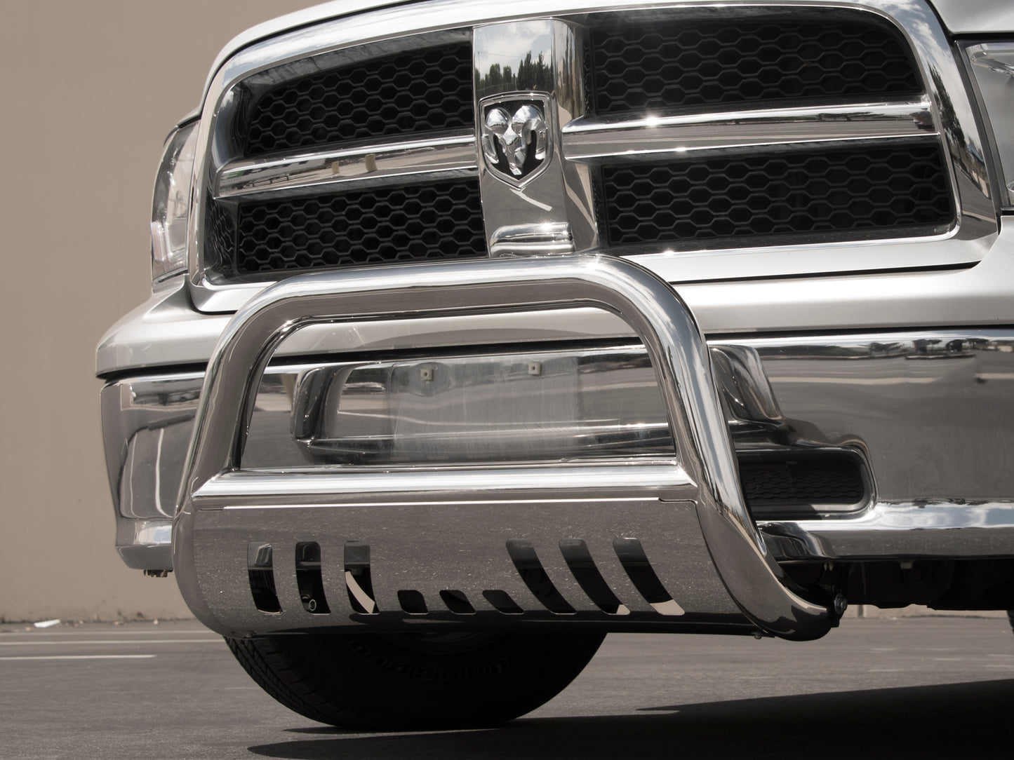 Armordillo 2014-2018 Chevy Silverado 1500 Classic Bull Bar - Polished - Armordillo USA by I3 Enterprise Inc. 