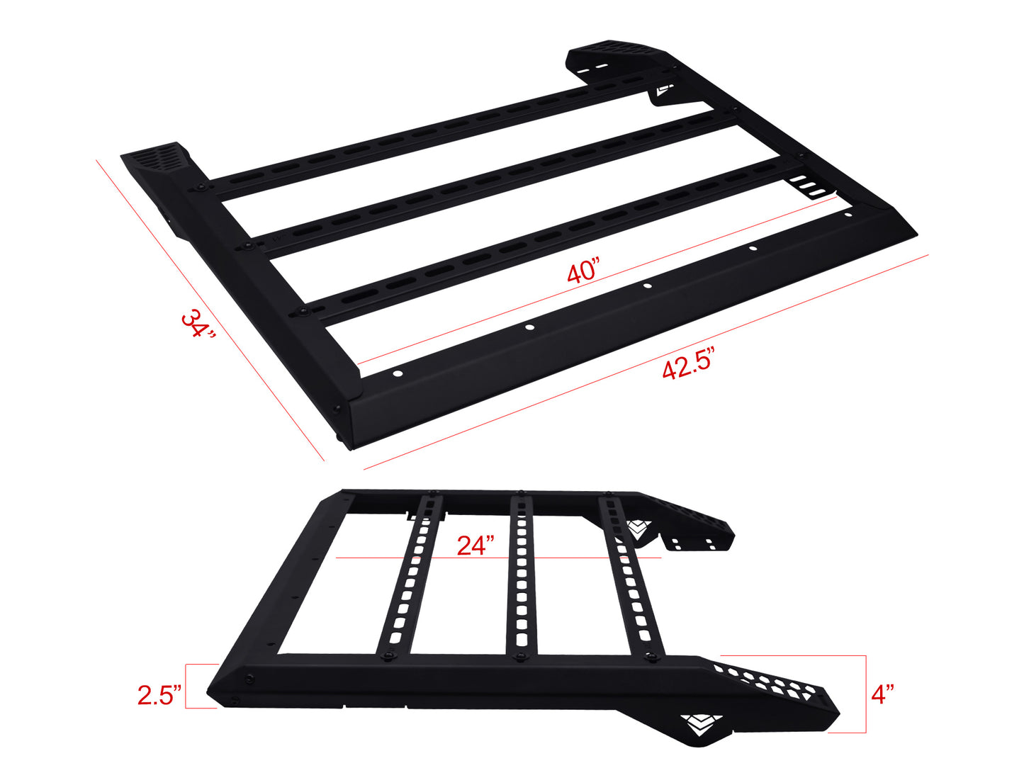 Armordillo CR-X Rack Chase Rack For Mid Size Trucks