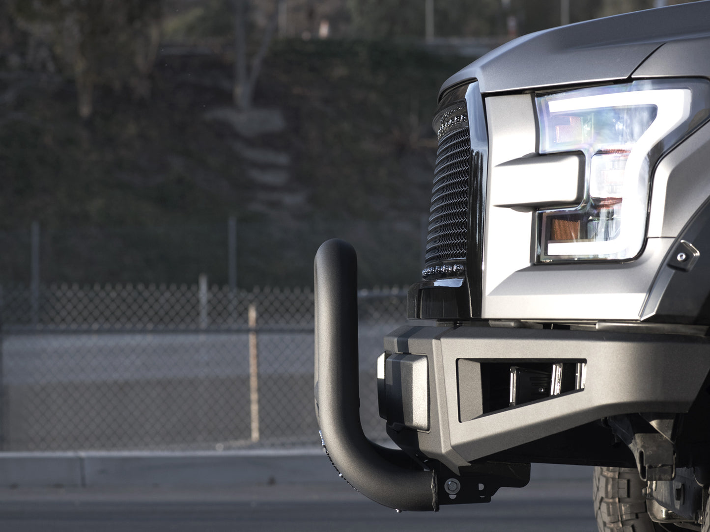 Armordillo 2006-2010 Hummer H3 (Excl. H3T) MS Series Bull Bar - Matte Black - Armordillo USA by I3 Enterprise Inc. 