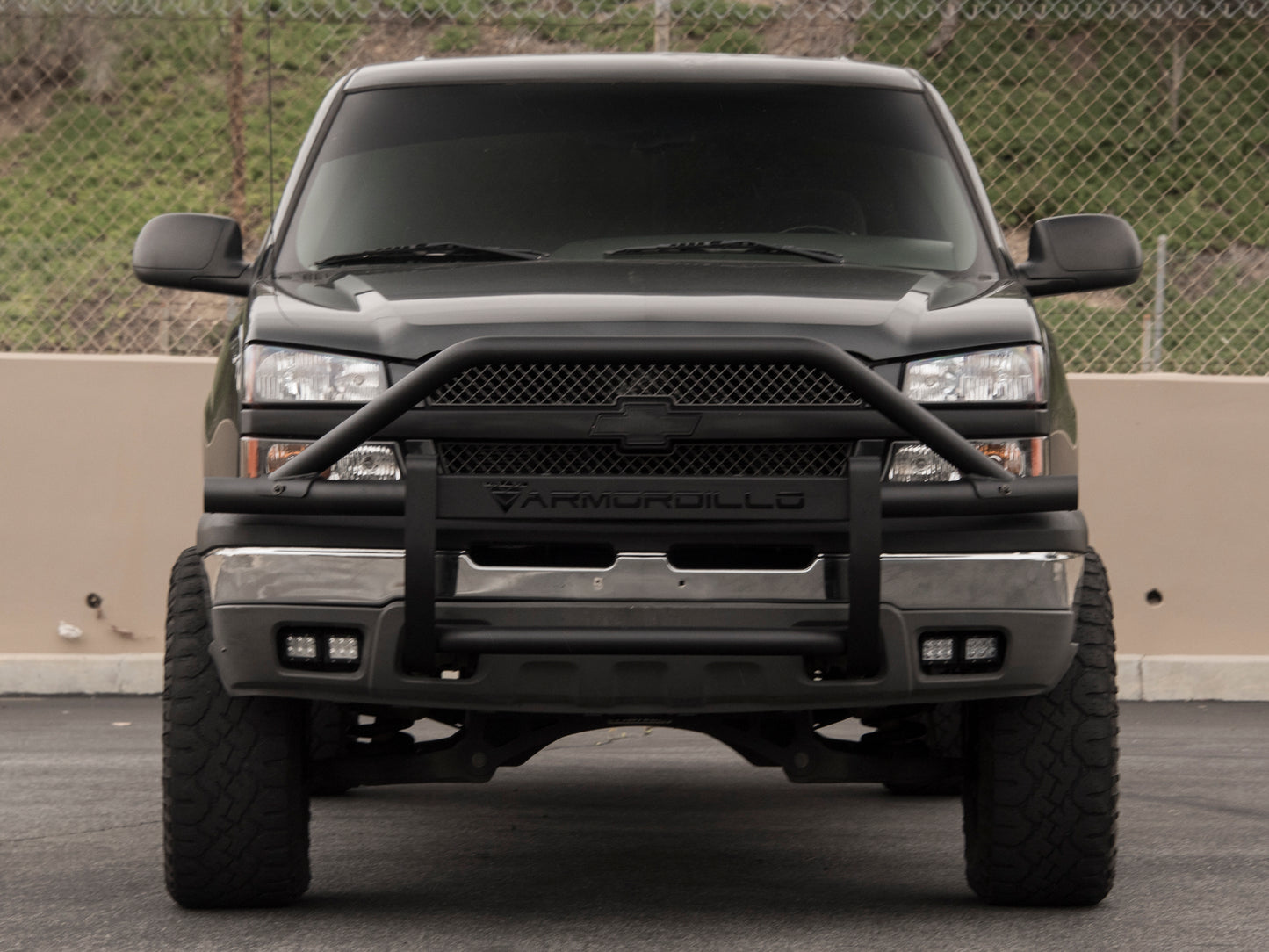 Armordillo 2003-2006 Chevy Silverado 1500 AR Pre-Runner Guard - Matte Black - Armordillo USA by I3 Enterprise Inc. 