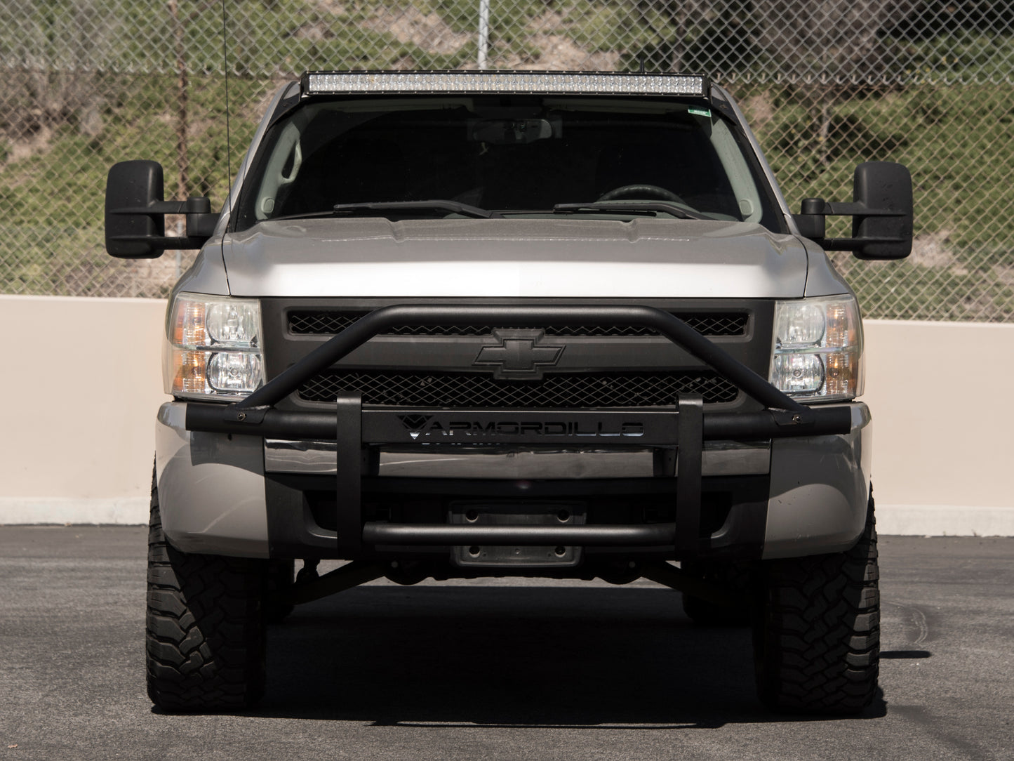 Armordillo 2007-2013 Chevy Silverado 1500 AR Pre-Runner Guard - Matte Black - Armordillo USA by I3 Enterprise Inc. 