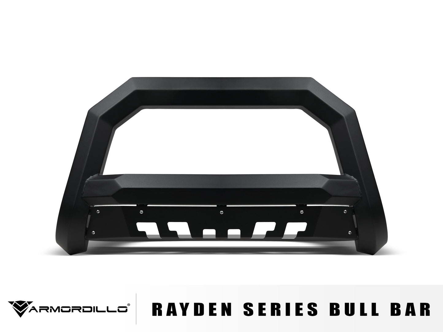 Armordillo 2019-2022 福特 Ranger Rayden Bull Bar 带停车传感器 - 哑光黑色