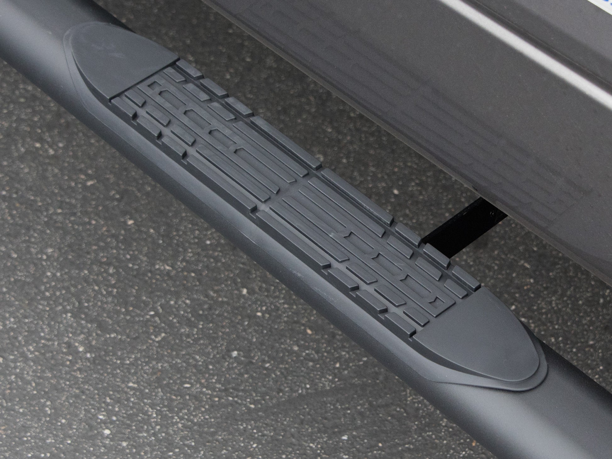 Armordillo 2004-2008 Ford F-150 - SuperCrew 4" Oval Step Bar -Matte Black - Armordillo USA by I3 Enterprise Inc. 