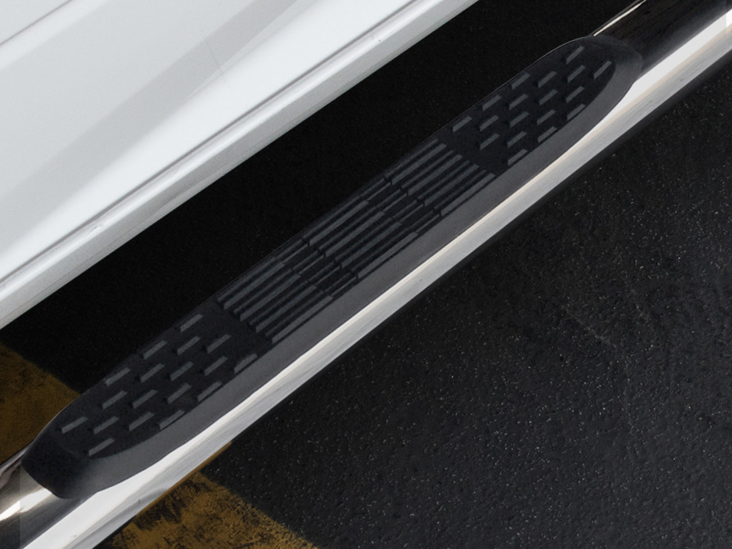 Armordillo 2009-2014 Ford F-150 - SuperCab 5" Oval Step Bar - Polished - Armordillo USA by I3 Enterprise Inc. 